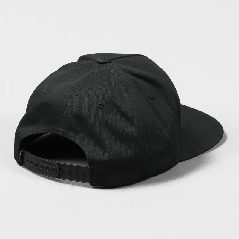 Obey Defiant Snapback Cap Black-1