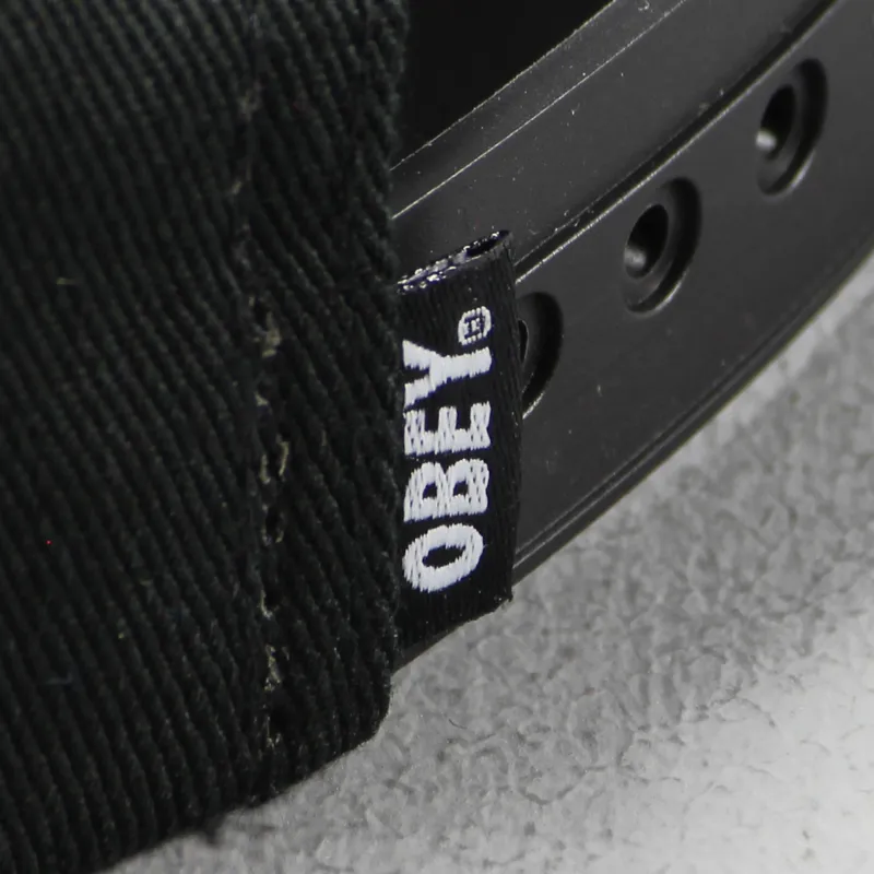 Obey Defiant Snapback Cap Black-3