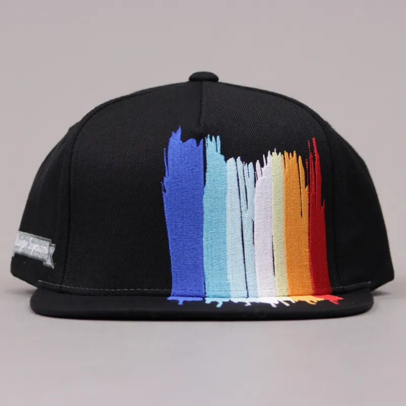 King Mens Defy Snapback Cap Black Multi-1