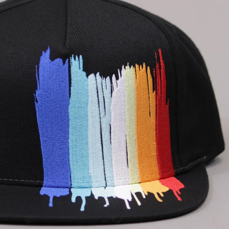 King Mens Defy Snapback Cap Black Multi-2