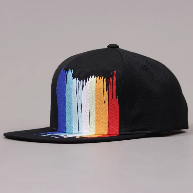 King Mens Defy Snapback Cap Black Multi