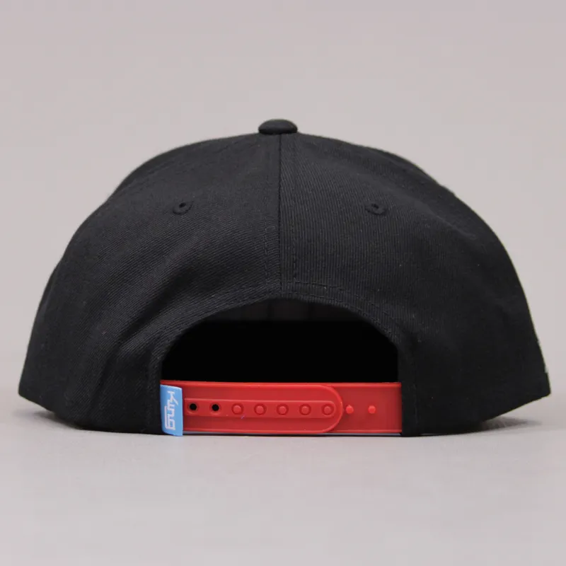 King Mens Defy Snapback Cap Black Multi-4