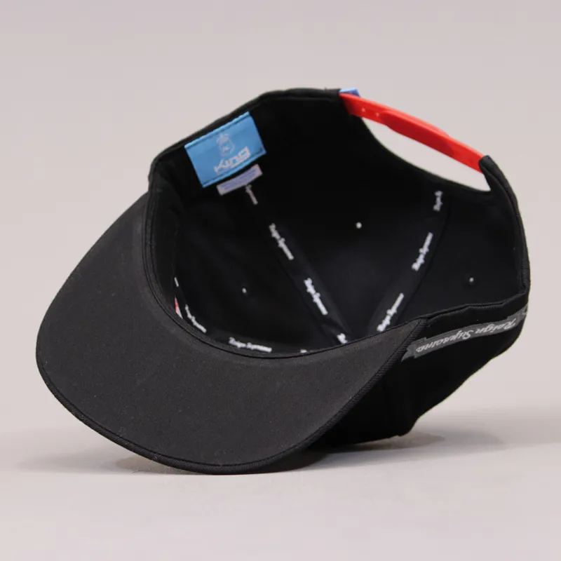 King Mens Defy Snapback Cap Black Multi-6