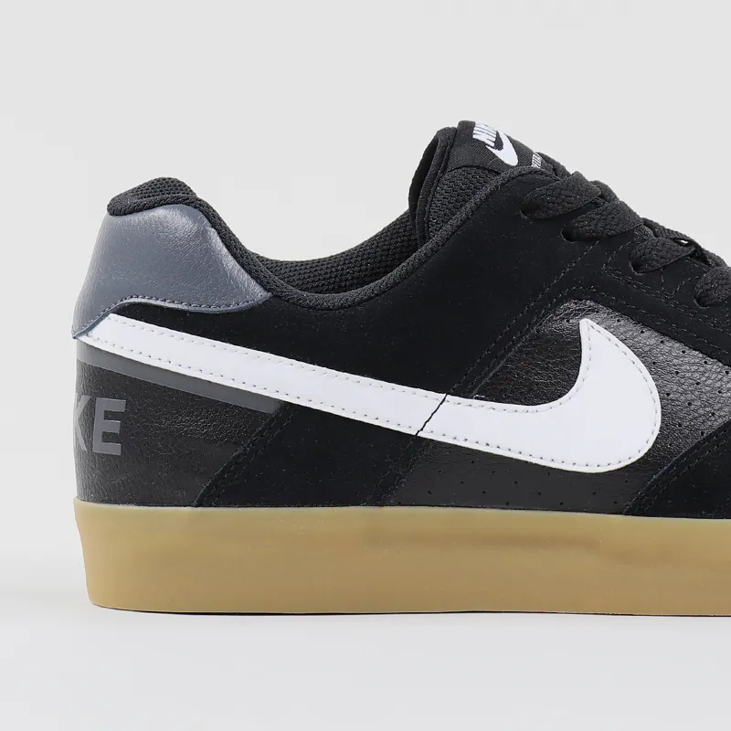 Nike SB Delta Force Vulc Shoes Black White Gum-1