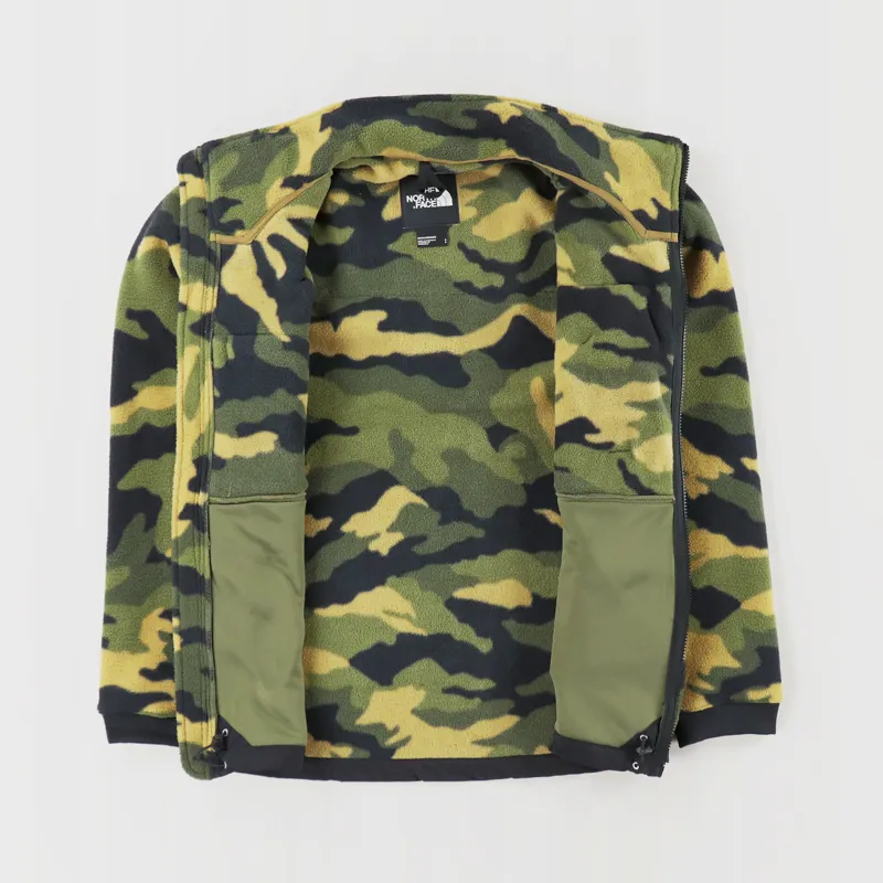 The North Face Denali 2 Fleece Jacket Olive Green Camo-4