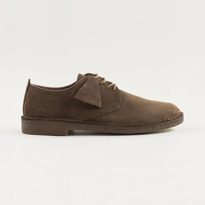 Clarks Originals Desert London Shoes Cola Suede-1