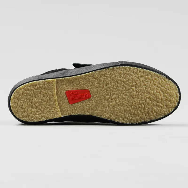 Clarks Originals Desert Vulclo Shoes Black Suede-5