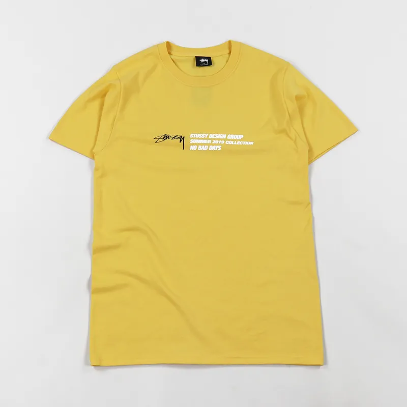 Stussy Design Group T Shirt Orange