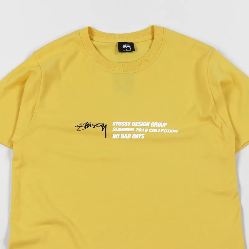 Stussy Design Group T Shirt Orange-1