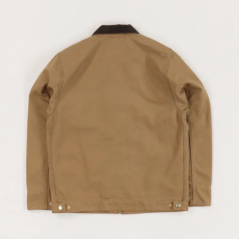 Carhartt WIP Detroit Jacket Hamilton Brown Rinsed-4