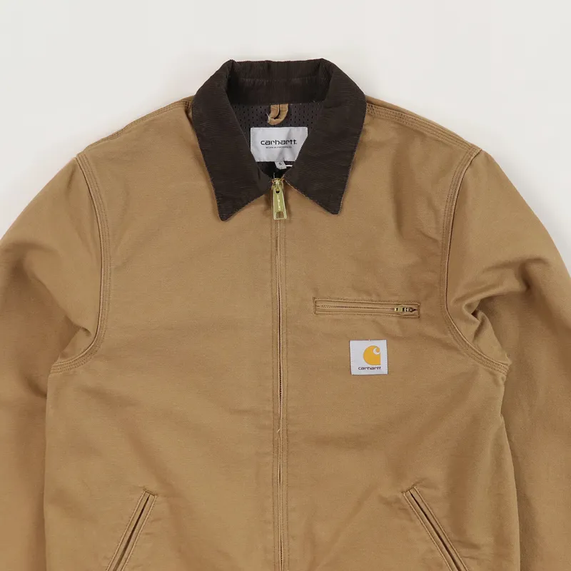 Carhartt WIP Detroit Jacket Hamilton Brown Rinsed-2
