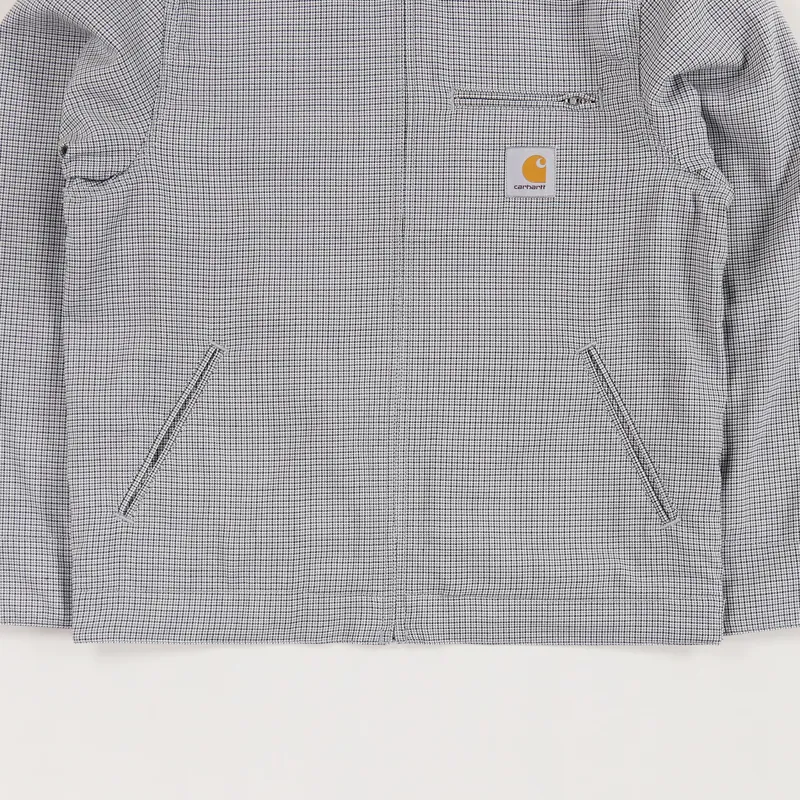 Carhartt WIP Detroit Jacket Lewis Houndstooth Black-2