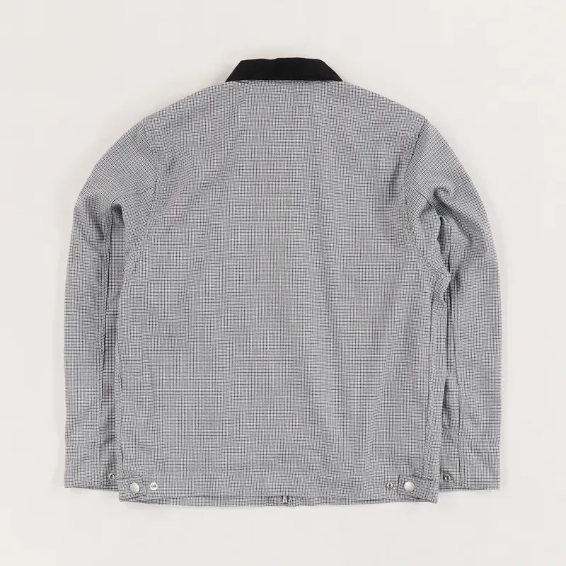 Carhartt WIP Detroit Jacket Lewis Houndstooth Black-4