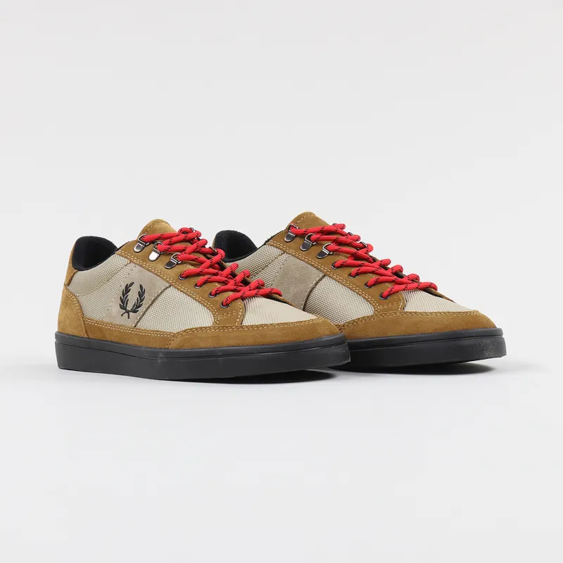Fred Perry Deuce Hike Shoes Ginger Brown-3