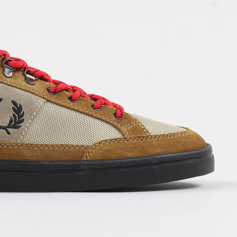 Fred Perry Deuce Hike Shoes Ginger Brown-2