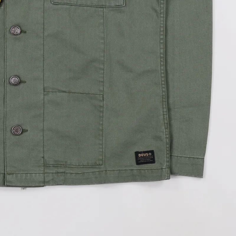 Deus Ex Machina Devers HBT Shirt Clover-2