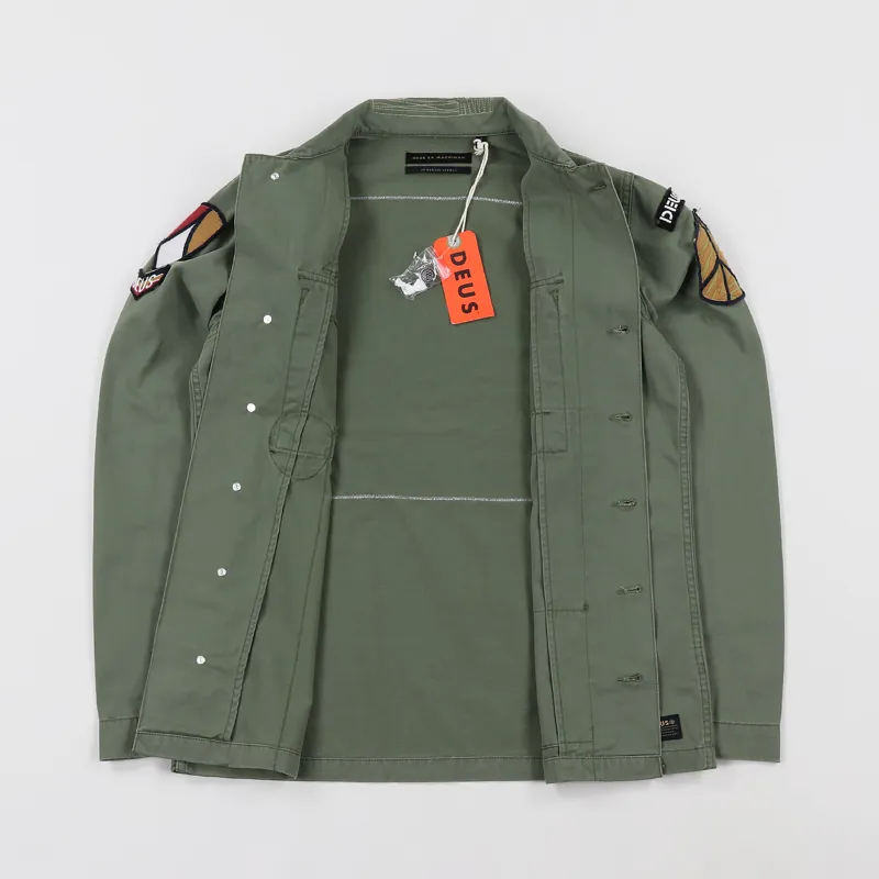 Deus Ex Machina Devers HBT Shirt Clover-4
