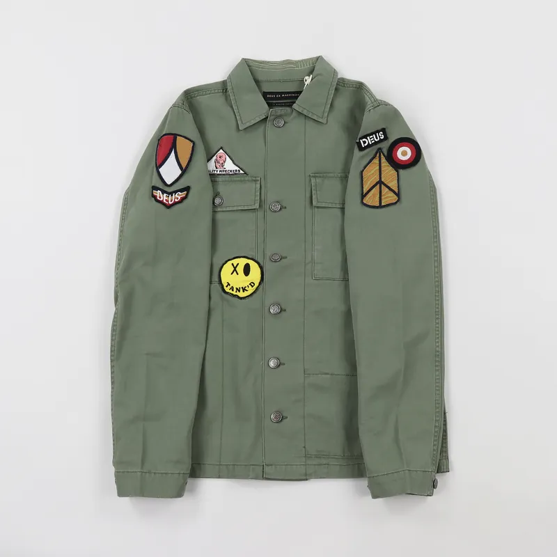 Deus Ex Machina Devers HBT Shirt Clover-3