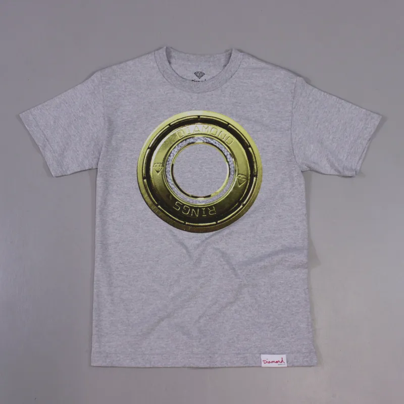 Diamond Diamond Ring T Shirt Grey Heather