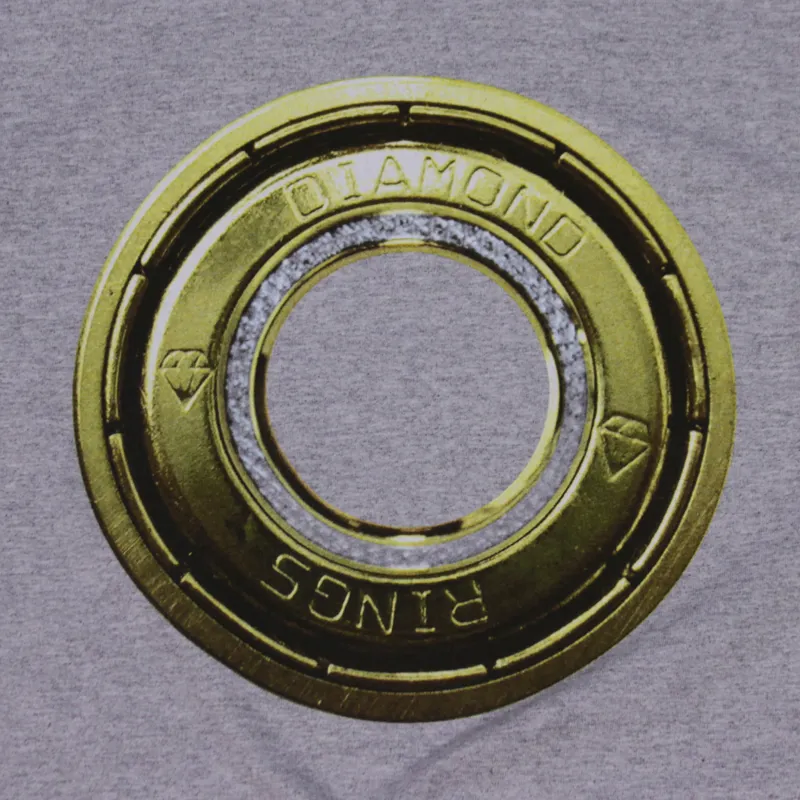 Diamond Diamond Ring T Shirt Grey Heather-1