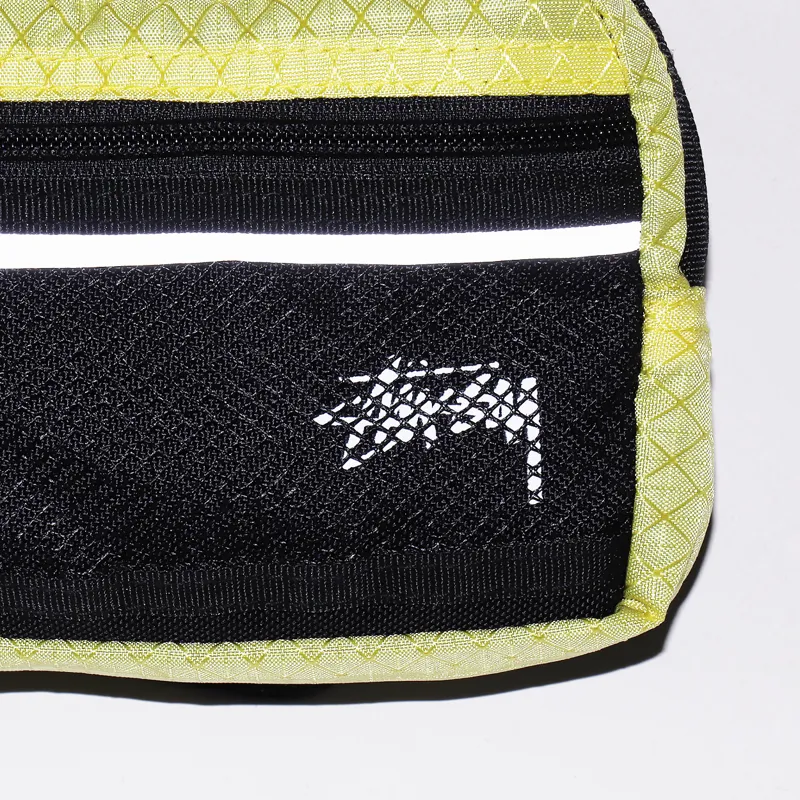 Stussy Diamond Ripstop Waist Bag Lime-2