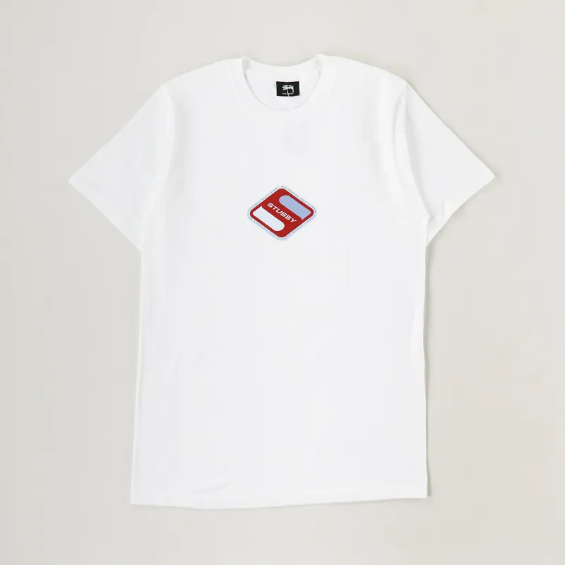 Stussy Diamond T Shirt White