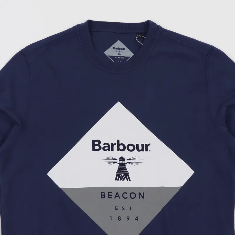 Barbour Beacon Diamond T Shirt Regal Blue-1