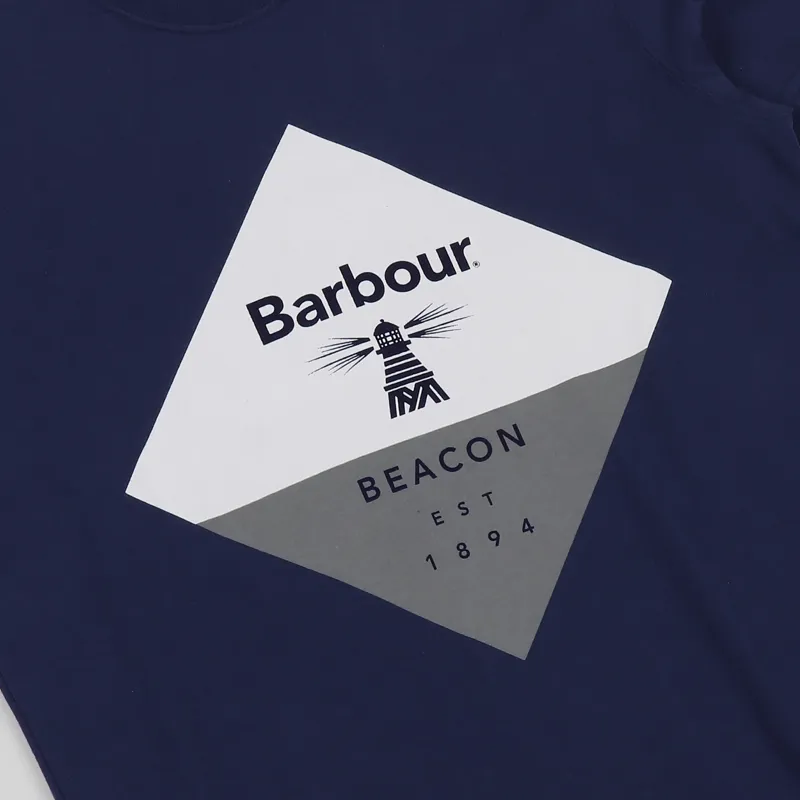 Barbour Beacon Diamond T Shirt Regal Blue-2
