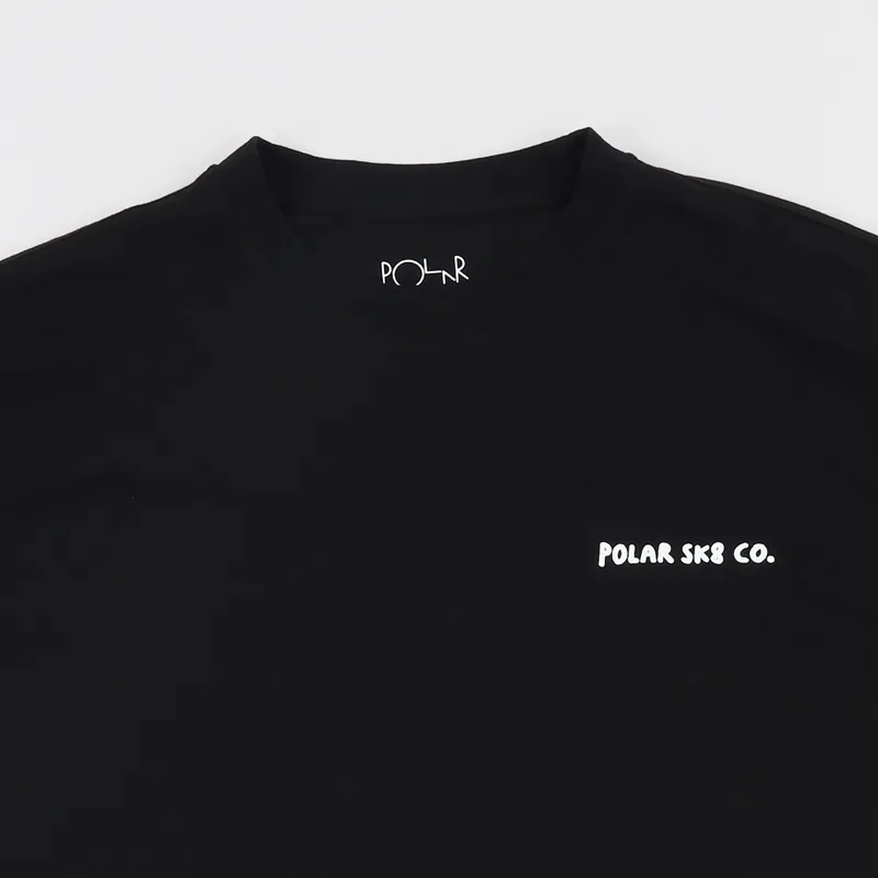 Polar Skate Co. Dickhead T Shirt Black-2