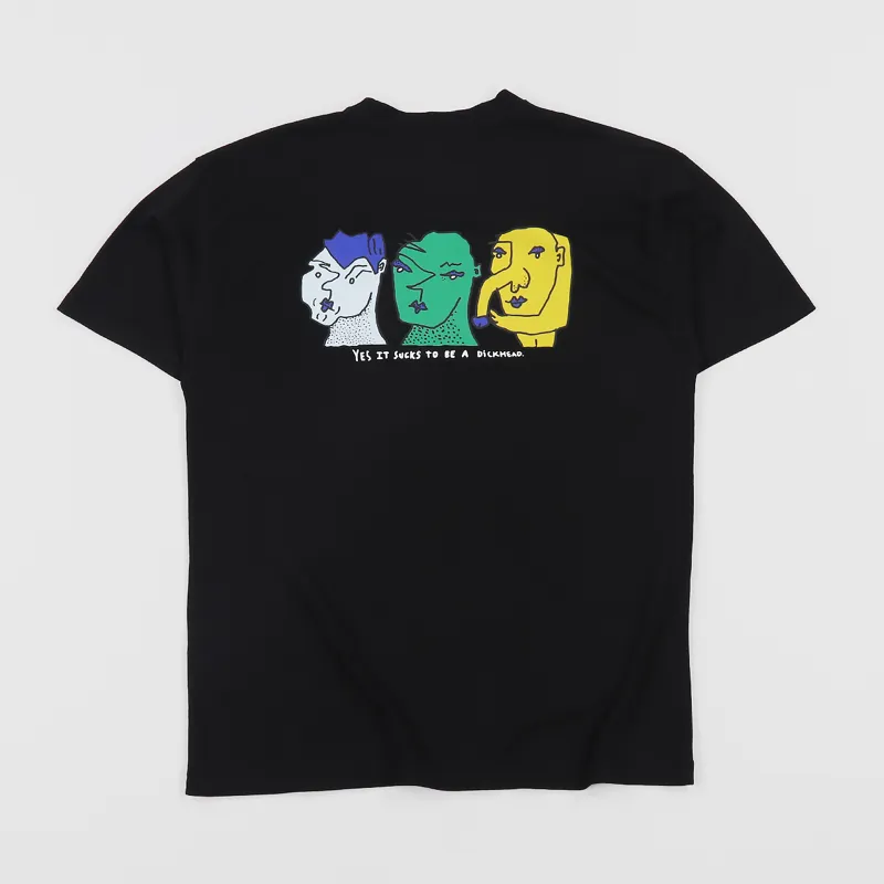 Polar Skate Co. Dickhead T Shirt Black