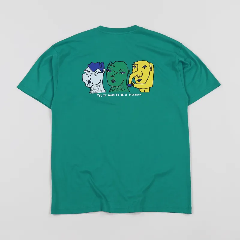 Polar Skate Co. Dickhead T Shirt Turquoise