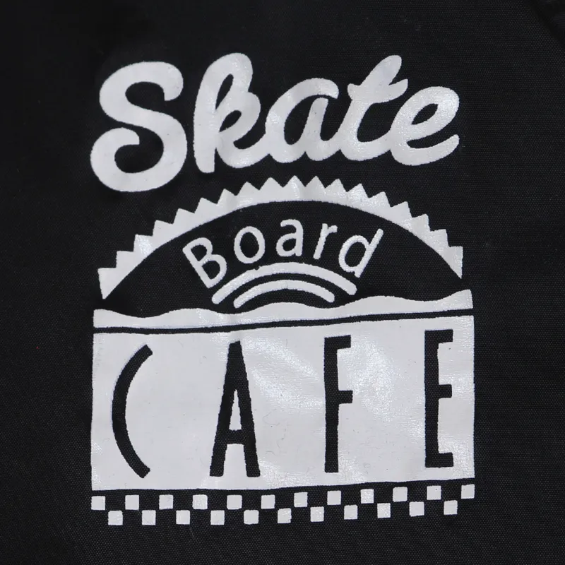 Skateboard Cafe Diner Coach Jacket Black-2