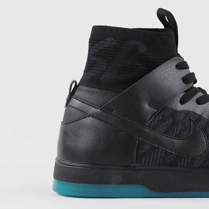 Nike SB Dunk High Elite Shoes Black Atomic Teal-1