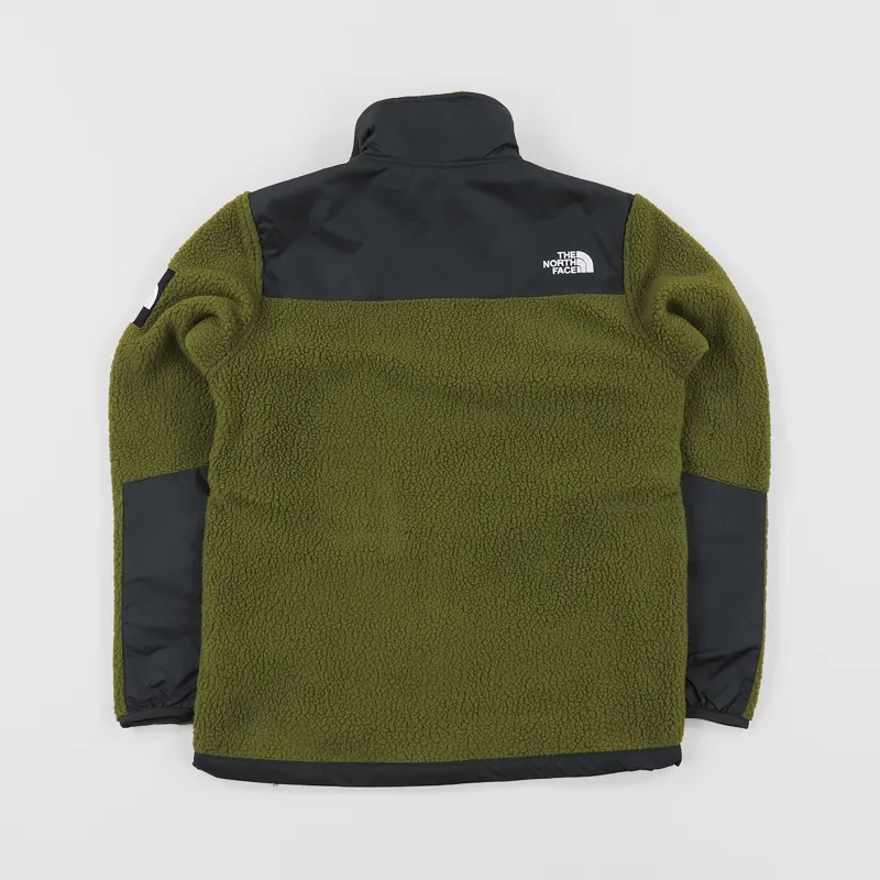 The North Face Denali Fleece Asphalt Grey Fir Green-6