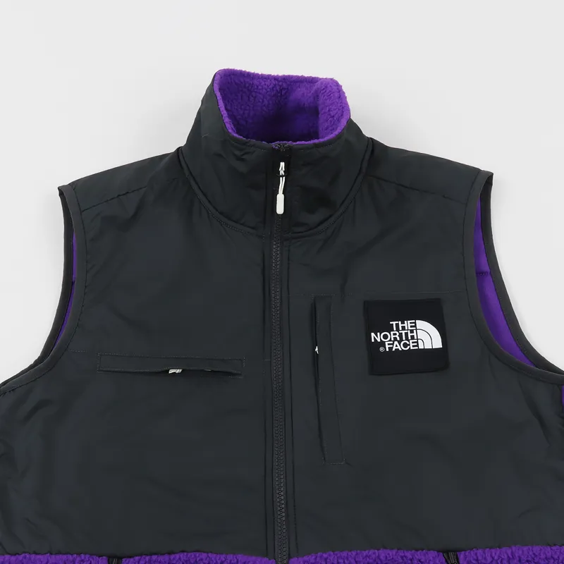 The North Face Denali Fleece Vest Tillsandia Purple Asphalt Grey-1