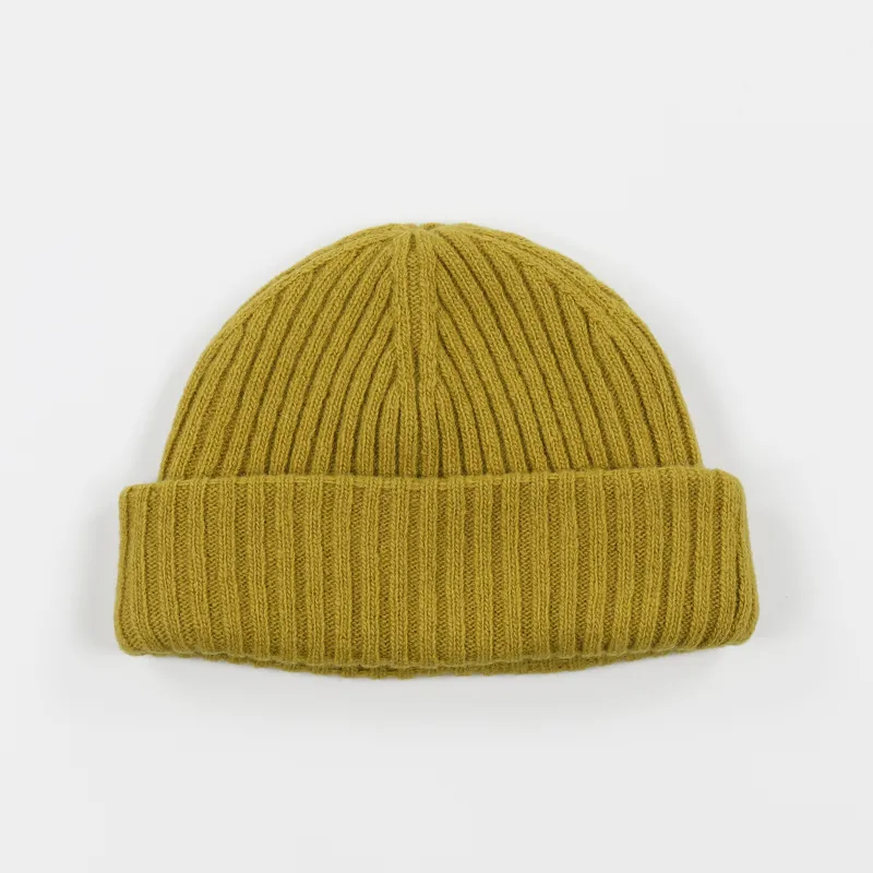 Oliver Spencer Dock Beanie Hat Yellow