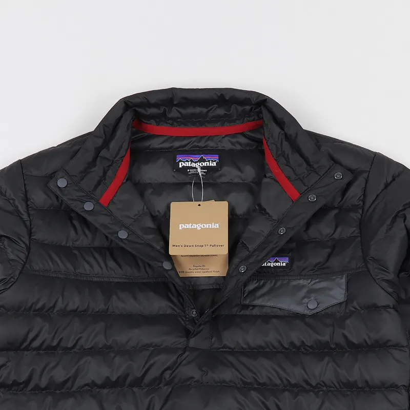 Patagonia 600 Down Filled Snap-T Pullover Jacket Black