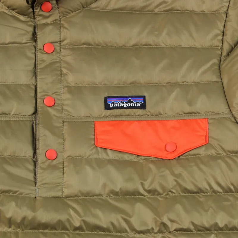 Patagonia Down Snap-T Pullover Ash Tan-2