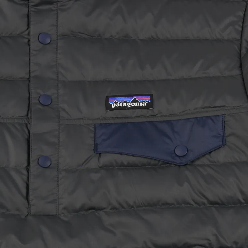 Patagonia Down Snap-T Pullover Forge Grey-2