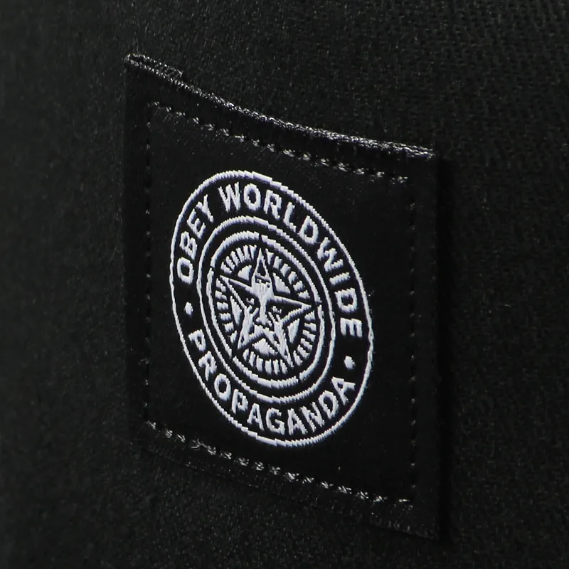 Obey Downtown Snapback Hat Black-2