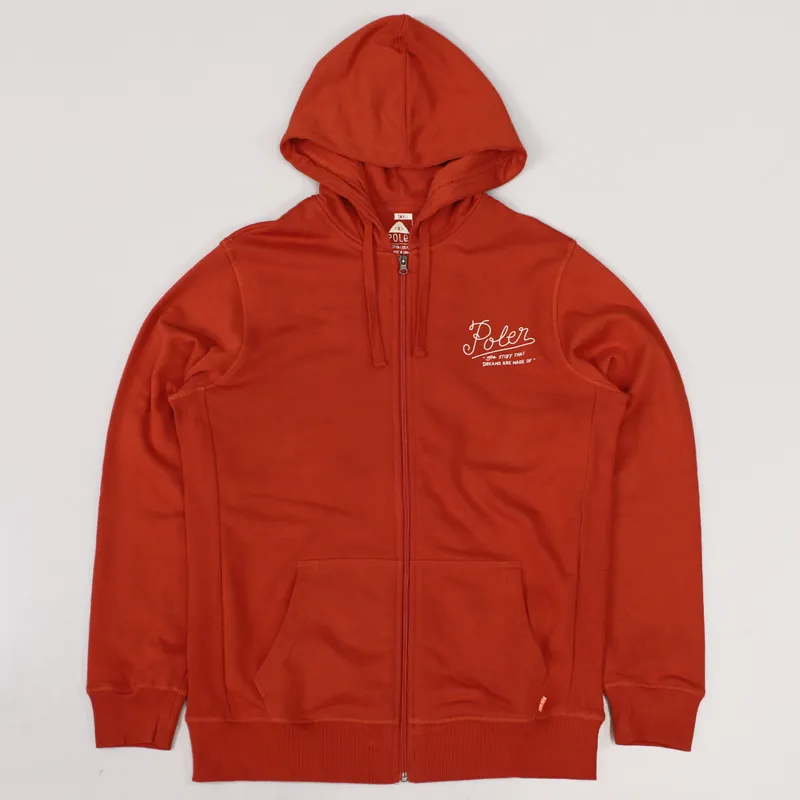 Poler Outdoor Stuff Dreams Venn Zip Hoodie Burnt