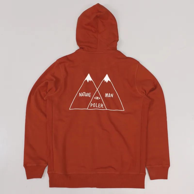 Poler Outdoor Stuff Dreams Venn Zip Hoodie Burnt-3