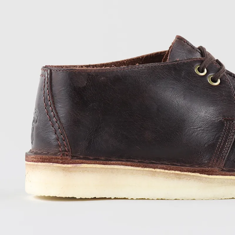 Clarks Originals Desert Trek Shoes Chestnut Leather-1