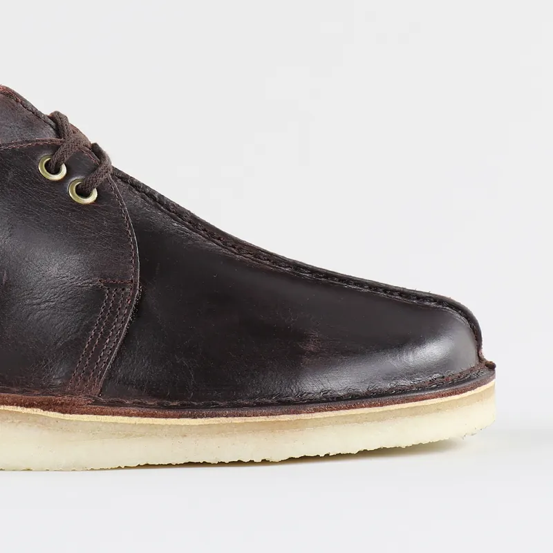 Clarks Originals Desert Trek Shoes Chestnut Leather-2