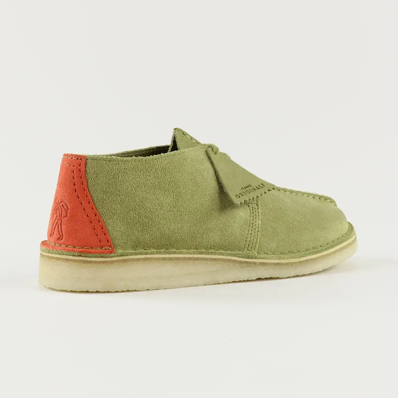 Clarks Originals Desert Trek Shoes Khaki Suede-4