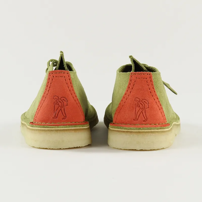 Clarks Originals Desert Trek Shoes Khaki Suede-6