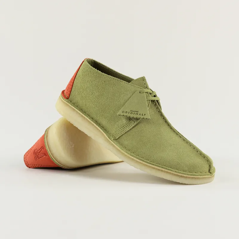 Clarks Originals Desert Trek Shoes Khaki Suede-7