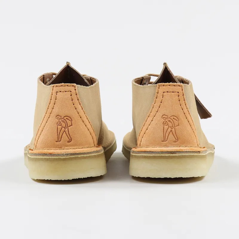 Clarks Originals Desert Trek Shoes Light Tan-6