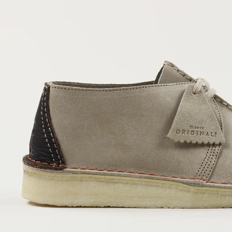 Clarks Originals Desert Trek Shoes Sand Suede-1
