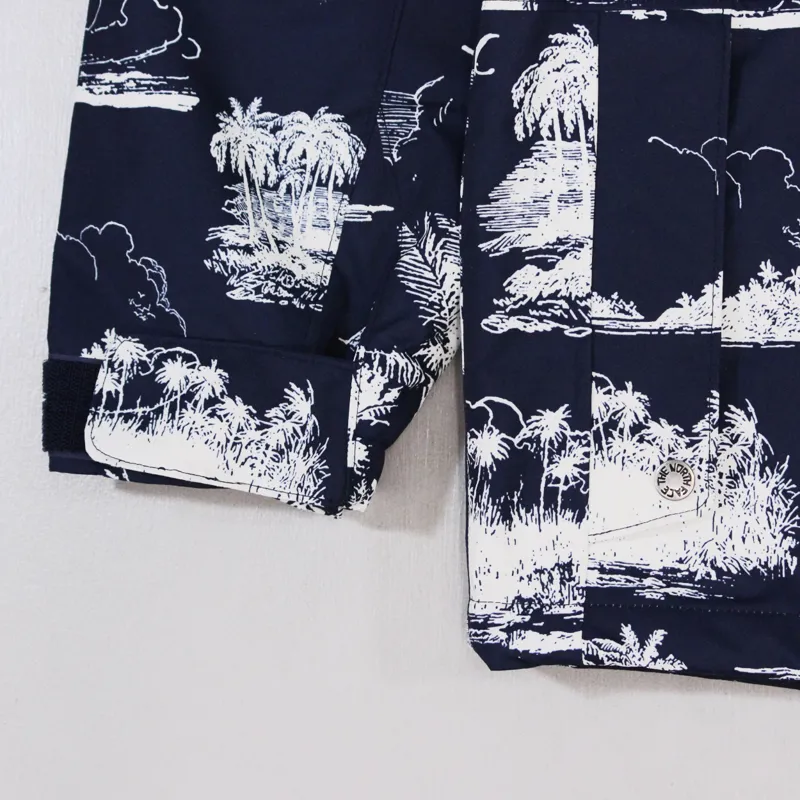 The North Face Mens Dubs Insulated Jacket Cosmic Blue Island Print-3